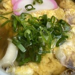 手打ちうどん 西村 - メインの卵とじうどん