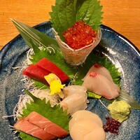 炭焼うな富士 白壁別邸 - 刺身盛り　5種