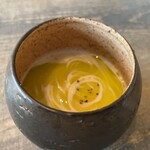 レヴォ - ◯大門素麺
      大門素麺(富山県砺波市)(半生)、山羊チーズ(富山県黒部市：Y&Co.)、蕗の薹オイル