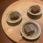 OTOTO JET - 参考写真、友達の家で食べた後はトラヤの羊羹