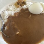 いびそば 本店 - カレー＋茹で卵