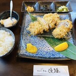 Tonkatsu Kushiage Yuuzen - 食べ比べセット ロースカツとヒレカツランチ