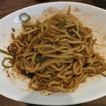 中国菜 白兎 - ②汁なし担々麺(混ぜたあと)