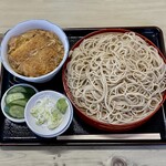 冨多葉 - 大もりそば550円にミニカツ丼480円