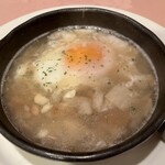 味のレストラン えびすや - ニンニクスープ