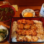 うなぎ 三由 - ■(ランチ)焼き鳥重 1000円(内税)■