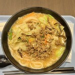 おコメの麺専門店 たねや - 味噌ちゃんぽん（税込み８８０円）