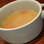 洋食キッチン サンテ - ランチのスープ