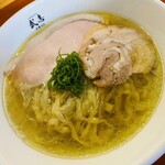 武志 - 塩蕎麦。麺がモチっとウマイ