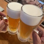 吾一 堂山店 - 生中でカンパーイ！　ハッピーバースデー‼︎