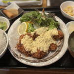 ごはんカフェ きなこ - 牡蠣フライ定食（7個）※ご飯大盛り