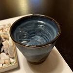萩の宿 常茂恵 - 焼酎「富乃宝山」ロック