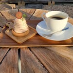 Gelato Cafe Monte Rose - ケーキセット