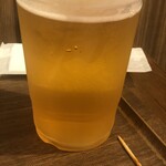 あべの たこやき　やまちゃん - 生ビールメガ