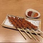 肉と魚 Second Class Tokyo - 本場中国の羊肉串5本