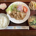 Shinanoji - 味噌焼肉定食 ¥800