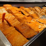 Pure Food Fish Market - Smoked salmon shelf