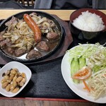 Nikuryourinomise Matsunoya - 和牛コロコロステーキ定食