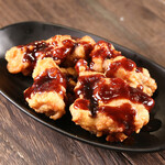 Fried chicken with Nagoya miso sauce