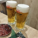 焼肉ホルモン 下町の牛 - 生ビール一杯９０円！