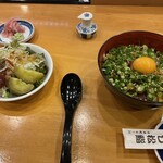 Ishimatsu Zushi - 1250円（だったような）サラダはTHE・普通な味でした