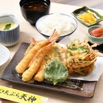 Shrimp tempura set meal