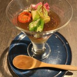 アロッサ - 季節野菜のパフェ