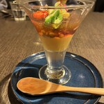 アロッサ - 季節野菜のパフェ