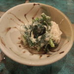 ちそう屋 コイン - お通し（いんげんと里芋の白和え）