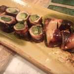 ちそう屋 コイン - 九条葱の秋刀魚巻き