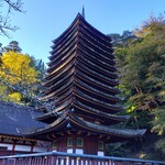 紅遊茶屋  - 多武峰　談山神社の十三重の塔