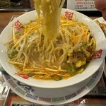 おおぎやラーメン - ネギみそラーメンアップ