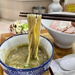 Nibo Shitsuke Mem Miyamoto - チャーシュー極濃煮干しつけ麺 1500円、中盛(250g) ＋100円