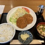 Kissasiratori - メンチカツ定食 800円だったと思う