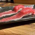 Grilled Japanese black beef Sushi