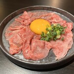 Grilled Japanese Black Beef Suki Yukhoe