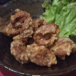 扇羽屋 別府本店 - 砂ずり唐揚げ