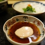 かわはぎ　肝ポン酢