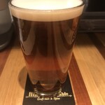ヒマラヤテーブル - IPA(スワンレイクビール)。あまり苦いビールを作らないコチラですが、これだけは苦い（笑）ただ苦いだけではなくバランスの取れた一杯は老舗の貫禄アリ、です*\(^o^)/*