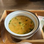 八兆屋駅の蔵 - 冬野菜の茶碗蒸し・ゆず風味❗️