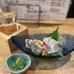 呑み処 描喜 - 太刀魚の造り