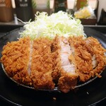 松のや - 超厚切りロースカツ定食 御飯大盛890円