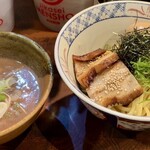 麺や庄の - 味玉つけめん