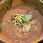 麺や庄の - 味玉つけめん