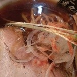 中野汁場 進化 - 鯵香る醤油ラーメン(2013/11)