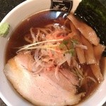 中野汁場 進化 - 鯵香る醤油ラーメン(2013/11)