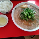ほそかわ - ラーメン並とごはんの小