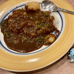 カレー専門店ターバン - 完熟トマトとアスパラのカレー（季節限定）