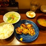 Gyouzaya Kumazou - 焼きシュウマイ定食。