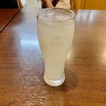 自家製麺 麺や ひなた - レモン酎ハイ(無糖) 400円